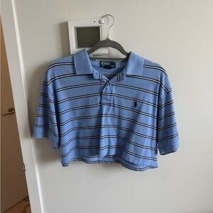 Polo Ralph Lauren Blue Striped Polo Shirt